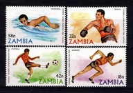 Zambia / 225-228 ( Sport - Igrzyska Olimpijskie - Moskwa ) czyste / 1980 r