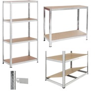 REGAŁ MAGAZYNOWY DO GARAŻU WARSZTATU METALOWY FUNFIT 180X90X40 MAX 600KG