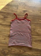 Koszulka ramiączka czerwona paski podkoszulka