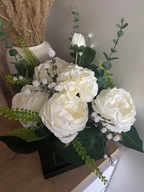 Flower box kwiaty na walentynki dzień matki dzień kobiet urodziny