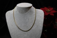 ŁAŃCUSZEK ZE STALI CHIRURGICZNEJ 316L POZŁACANY