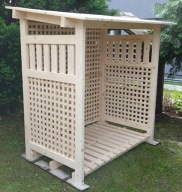 Drewutnia, wiata na drewno kominkowe