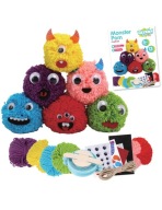 Zestaw Kreatywny Zrób Potworka Monster Pom Maskotki DIY Pompony 5+ Prezent