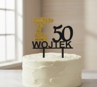 topper na tort dekoracja urodziny personalizacja WIERTARKA!!