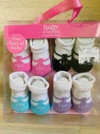 Skarpetki 4 pary Baby essentials 0-6 miesięcy + GRATIS