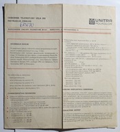 VELA 202 instrukcja PL odbiornika TV Unitra Polcolor