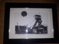 KOPALNIA KRÓLOWA LUIZA ZABRZE z poł. XIX w. Unikat