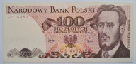 Banknot PRL 100 zł 1979 rok SERIA: GS