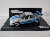 1:43 Fast & Furious Szybcy i Wściekli Nissan Skyline GT-R (R34) Tuning