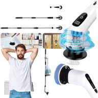 HIT!! 9W1 MOP OBROTOWY ELEKTRYCZNA SZCZOTKA DO CZYSZCZENIA 2000MAH LED