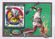 Gwinea 1987 ** cięty bl.281B cena 14,50 zł kat.18€ - sport, tenis ziemny