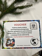 Voucher na usługę barbera