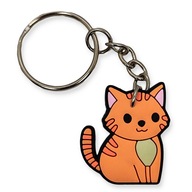 Brelok KOT Kotek SŁODKA Zawieszka DO KLUCZY Prezent Rudy Pomarańczowy