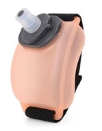 SPORTOWA BUTELKA NA WODĘ Z UCHWYTEM NA NADGARSTEK BIDON DO BIEGANIA RÓŻOWA