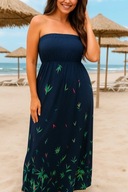 Nowa sukienka Bodyflirt maxi granatowa r. 38/40