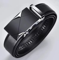 PASEK ekoskóra MĘSKI do spodni AUTOMAT klamra 120cm