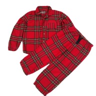 PIŻAMA CHŁOPIĘCA FLANELA DŁUGI RĘKAW-DŁUGIE SPODNIE ROZM.116__NEXT
