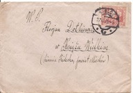 KIELCE -KSIĄŻ WIELKI -koperta -obieg 1925 rok