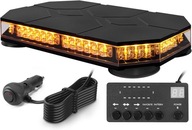 Fxlpower Lampa LED żółta, ostrzegawcza do pojazdów budowlanych