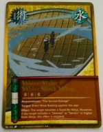 Karta Naruto CCG Jutsu Water Shock Wave - J-153
