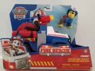 Psi Patrol PAW Patrol Chase–pojazd strażacki Fire Rescue Cruiser, z figurką