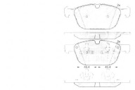 A.B.S. KLOCKI HAMULC. VOLVO XC60 08- PRZÓD