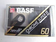 KASETA MAGNETOFONOWA BASF CHROME 60 ZAFOLIOWANA