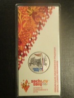 25 Rubli 2014r.PMD,Olimpiada Soczi,Rosja,Kolor.