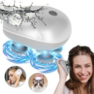 MASAŻER DO GŁOWY ELEKTRYCZNY BEZPRZEWODOWY 4 GŁOWICE RELAKS SPA WODOODPORNY