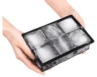 FORMA DO LODU KOSTEK SILIKONOWA WIELOKROTNEGO UŻYTKU DO WHISKY KOKTAJLI