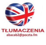 ANGIELSKI tłumaczenie tłumacz profesjonalne DTR