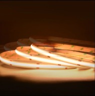 Taśma LED COB jednolite światło ciepła barwa 12V 10W/m IP20