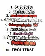 Napis 3D - Personalizowany - Druk 3D