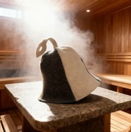 Czapka do sauny z flicu