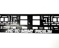 Ramka 3D do auta NO TO MAMY PRO8L3M (PROBLEM)