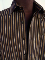 GEORGE Koszula męska w paski UK16 / 41