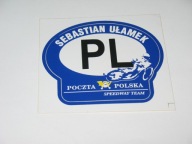 POCZTA POLSKA SEBASTIAN UŁAMEK Speedway team ŻUŻEL naklejka