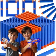 STRZAŁKI DO WYRZUTNI NERF AMUNICJA NABOJE RZUTKI POCISKI PIANKA 100 SZTUK