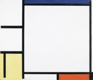 Piet Mondrian - Blue, Red, Yellow and Black