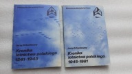 2 x KRONIKA LOTNICTWA POLSKIEGO 1241-1945, 1945-1981 - Konieczny
