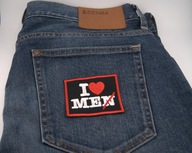 Naszywka Haftowana I LOVE ME Serce – 8 x 6 cm