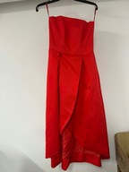 Elegancka czerwona sukienka – rozmiar 36