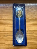 Posrebrzana łyżeczka Exquisite księżna Diana, książę Karol, William, Harry