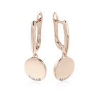 Kolczyki GF125 585RG Gold Franko - Pokryte 14 karatowym złotem próby 585