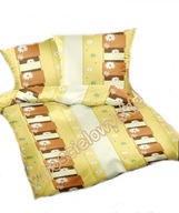 pościel z flaneli 160x200 + 2x70x80 guzik F 07 N D-x