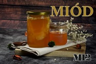 BANER SPRZEDAŻ MIODU MIÓD PROSTO Z PASIEKI120X80 M12