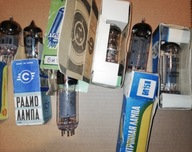 Lampy NOS 6n2p, 6ż1p, 6ż5p i inne, komplet 7 szt.