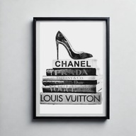 Plakat modowy, poster A3 CHANEL Prada Dior- moda, dekoracja, prezent