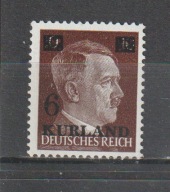 III Rzesza Kurland Mi. 2 **czysty