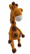 ŻYRAFA miś szydełko maskotka zabawka prezent handmade amigurumi ręcznie